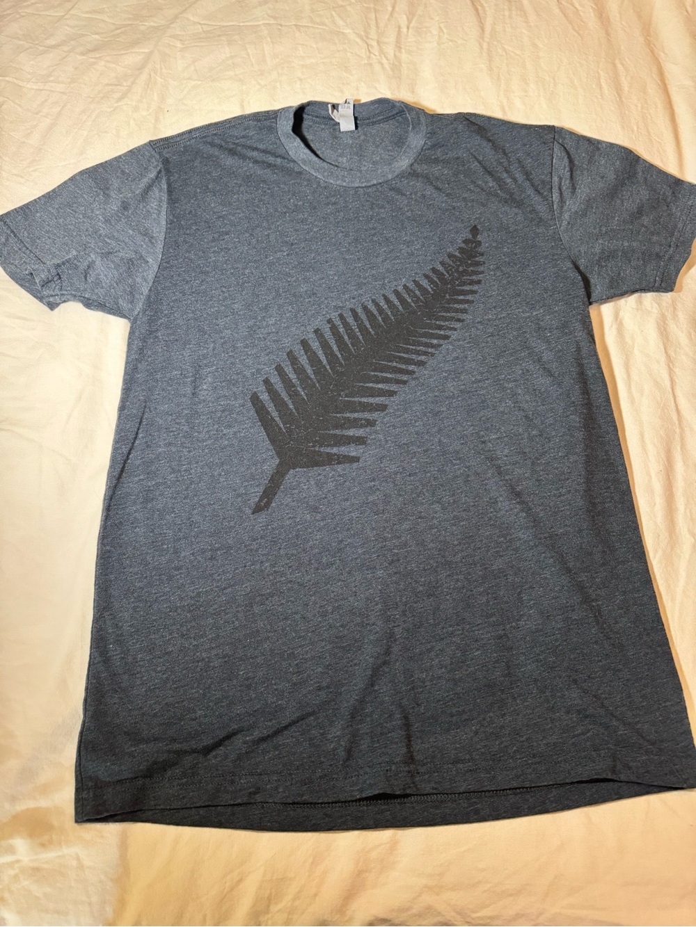 Next Level Apparel Dark Heather Gray Short-Sleeve Tee New Zealand Rugby